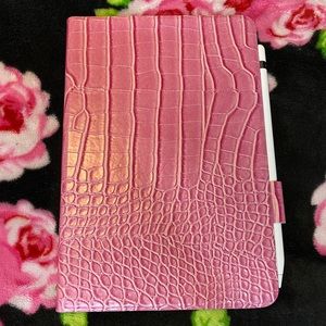 Rose Faux Crocodile iPad Mini Case